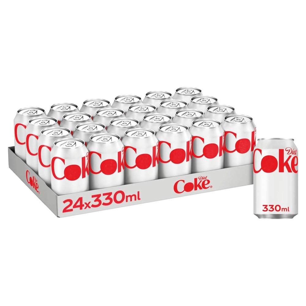 Diet Cokke Cans | Sugar Free | Fizzy Drink | Great Coke Taste | Pack of 24