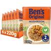 BEN'S ORIGINAL Mushroom Microwave Rice, Bulk Multipack 6 x 220g pouches view 1