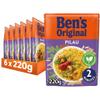 BEN'S ORIGINAL Pilau Microwave Rice, Bulk Multipack 6 x 220g pouches view 1