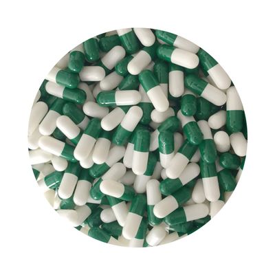 DR T&T size00 Size 00 Gelatine Gelatin Capsule Green White (1000)
