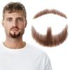 Danlai Human Face Brown Lace False Beard Cosplay Prop view 1