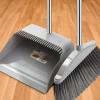 Shoutao Dustpan And Brush Set, Long Handled Dustpan And Brush, Household Dust Pan Combo, Upright And Lightweight Household Cleaning Combo For Home Kitchen Room Offices Lobby view 4