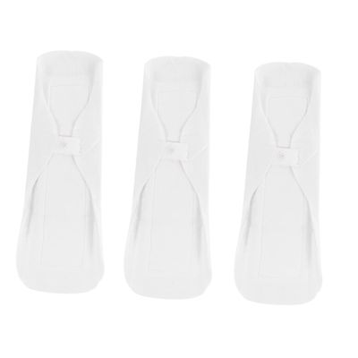 ORFOFE Reusable Panty Liners Washable Menstrual Pads for Women Comfortable Cotton Sanitary Napkins with Button Snap for Physiological Period and Travel