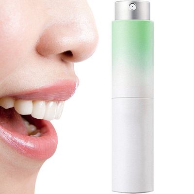 Wudaizhi 8ml Fissured Tongue Relief Spray Breath Freshener Spray Regulates Oral Health Mint Flavor Natural Essence Mouth Health Care