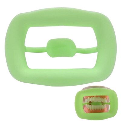 vepoty Dental Retractor 1pc Soft Silicone Intraoral Lip Cheek Retractor Mouth Opener Reusable Dental Orthodontic Cheek Retractor