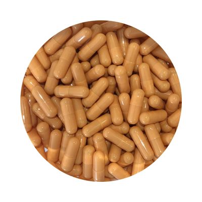DR T&T size00 Size 00 Gelatine Gelatin Capsule Light Orange (100)