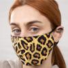Myga Face Masks - 3 Pack Washable Reusable Fabric Masks with Adjustable Ear Loop and Filter Pocket for Adults - Natural Bamboo & Cotton Face Covering for Sensitive Skin - Set of 3, Leopard view 2