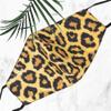 Myga Face Masks - 3 Pack Washable Reusable Fabric Masks with Adjustable Ear Loop and Filter Pocket for Adults - Natural Bamboo & Cotton Face Covering for Sensitive Skin - Set of 3, Leopard view 3