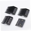 FOMIYES Positioning Comb Hair Clipper Guide Combs 4Pcs 10X4X2Cm ABS Steel Add Length User-Friendly Design for Home Grooming Hair Cutting Tool Accessories view 3