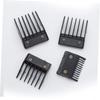 FOMIYES Positioning Comb Hair Clipper Guide Combs 4Pcs 10X4X2Cm ABS Steel Add Length User-Friendly Design for Home Grooming Hair Cutting Tool Accessories view 4