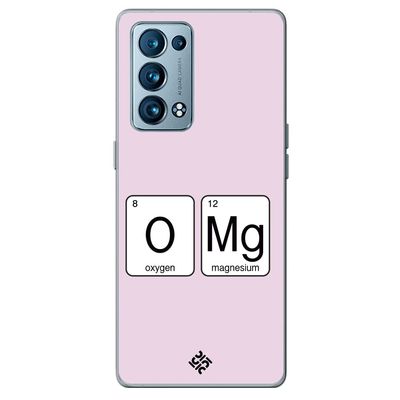 Movilshop Case for [ OPPO Reindeer 6 Pro 5G ] Cool Phrases [ Oxygen + Magnesium  GMO] Transparent Flexible Silicone Case Cover Gel for Smartphone.