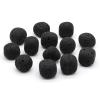 Bulk Natural Black Volcanic Lava Stone Ornaments Polished Rough Rock Reiki Mineral Crystals and Stones Healing Home Decor,Orange Moon,5PC(100g) view 2