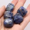 Bulk Natural Black Volcanic Lava Stone Ornaments Polished Rough Rock Reiki Mineral Crystals and Stones Healing Home Decor,Orange Moon,5PC(100g) view 4