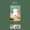 QBREZA 220V Mini Soymilk Machine Soybean Free Soybean Portable Automatic Cleaning Soymilk Household Low Noise Wall Breaker view 4