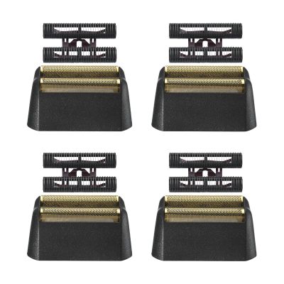 4 Pack Professional 5 Star Series Finale Shaver Replacement Foil and Cutter Bar Assembly Compatible with wahl Shaver Foil 7031-100, 7043-100 Super Close Shaving Replacement Heads (7043-4PCS)