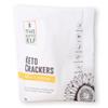 The Keto Elf | Cheezy Italian Keto Crackers | Vegan & Keto-Friendly | Bursting with Italian Herbs and Nutritional Yeast | Allergen-Free & Wholesome Ingredients | Box of 10 x 30g Packs view 1