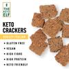 The Keto Elf | Cheezy Italian Keto Crackers | Vegan & Keto-Friendly | Bursting with Italian Herbs and Nutritional Yeast | Allergen-Free & Wholesome Ingredients | Box of 10 x 30g Packs view 3