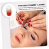 3pcs Tweezers Cleaner Eyelash Tweezers Cleaning Tools Lash Extension Glue Cleaners Lash Extension Cleaner Tweezers Cleaning for Salon Lash Tool Eyelash Curler Cosmetic view 3