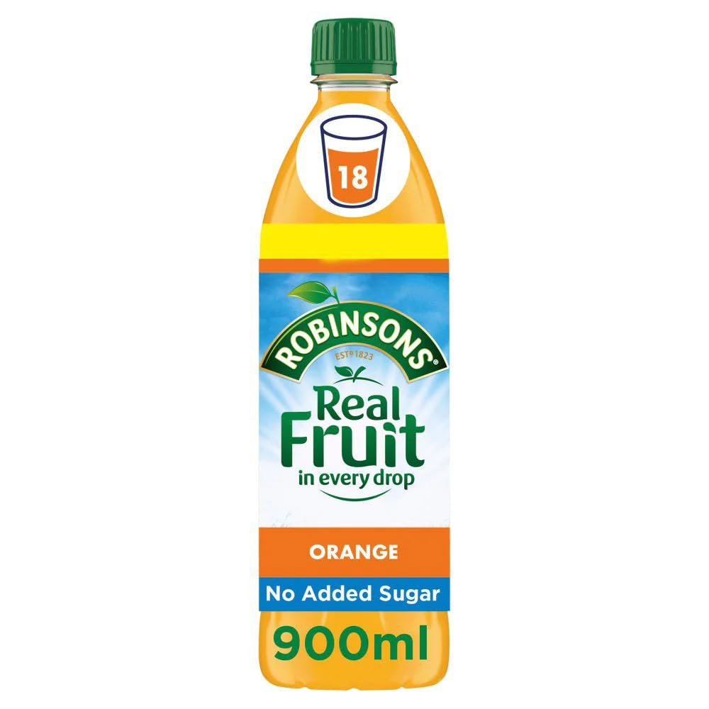 Robinsons Orange No Added Sugar Squash 900ml-Food
