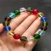 16mm Moldavite Natural Czech Meteorite Bracelet Impact Glass Rough Stone Crystal Energy Stone,54wSBOTTON (Size : 16mm) view 2