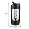 Fonowx Electric Protein Shaker Bottle, 650ml Shaker Cups Mixer Cup, for Milkshakes Coffee, black view 4
