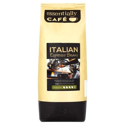 MASEssentially Caf Italian Espresso Beans 1kg-Food