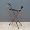 ANIFM Walking Stick Crutch Collapsible Chair Four-Legged Stool Aluminum Walking Stick Stool Walker for The Elderly crutch-11.19 Comfortable anniversary view 4