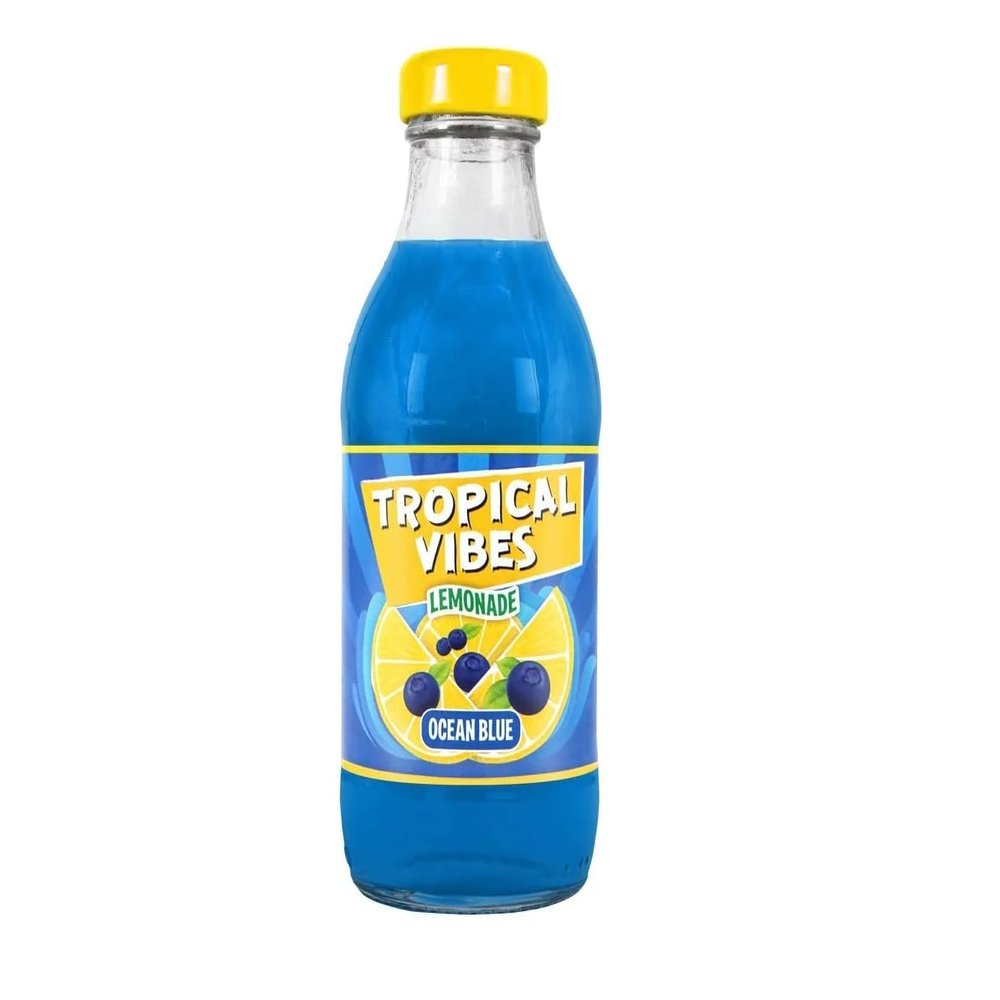 MASTropical Vibes Lemonade Ocean Blue 300ml Case of 15-Fd