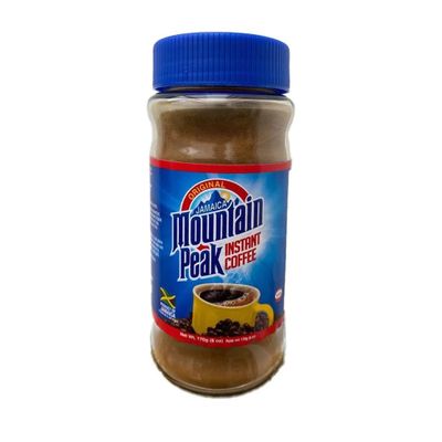 MASMountain Peak Instant Coffee Jamaica 170g Box of 12-Fd