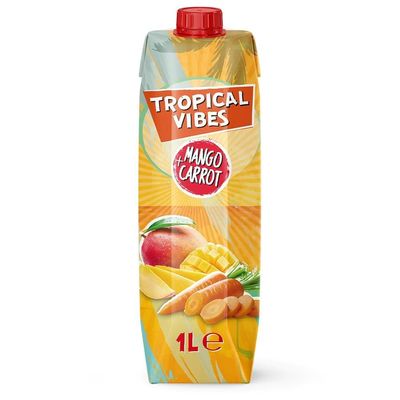 MASTropical Vibes Mango Carrot Tetra 1 Litre Case of 6-Fd