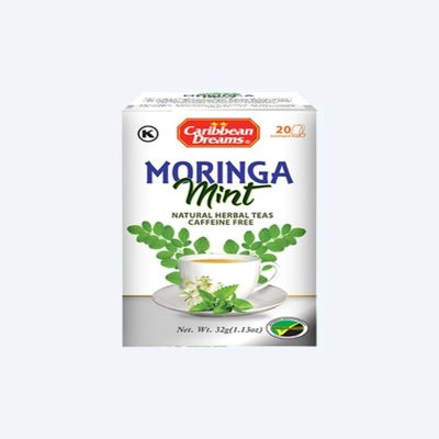 MASCaribbean Dreams Moringa Mint Tea 20's Box of 6-Fd