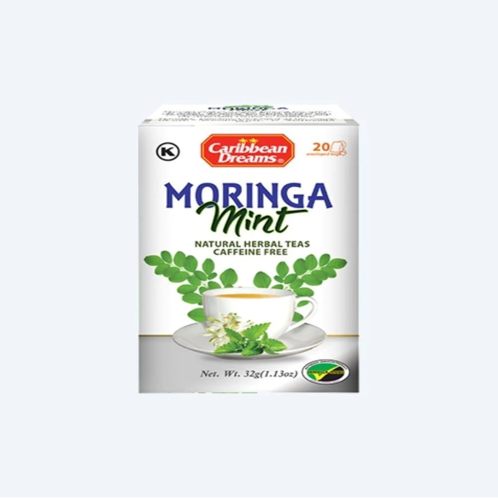 MASCaribbean Dreams Moringa Mint Tea 20's Box of 6-Fd