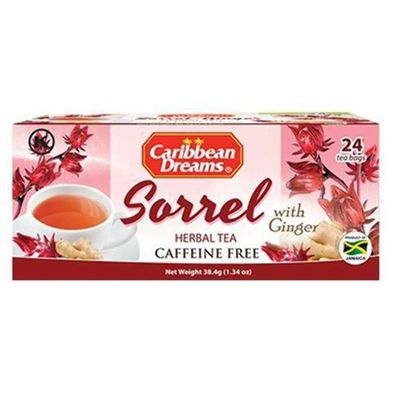 MASCaribbean Dreams Sorrel Ginger Tea 24's Box of 6-Fd
