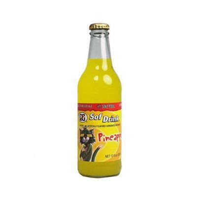 MASDG Pineaple Soda Glass Bottle 354ml Case of 24-Fd