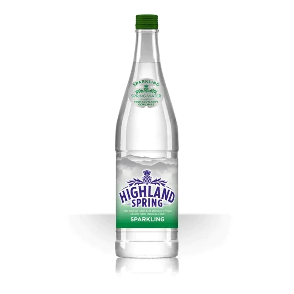 MASHighland Spring Sparkling Water (Glass Bottles) 12 x 750ml-Food 12 x 750ml