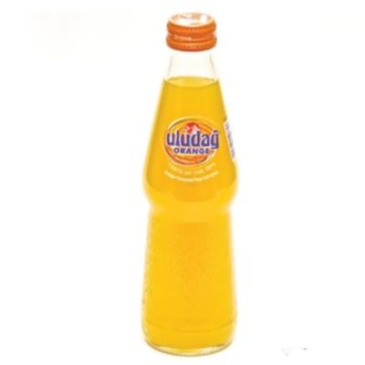 Uludag Orange Fizzy Soft Drink (Glass Bottle) 24 x 250ml-Food 24 x 250ml