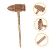 BCOATH Wooden Massage Stick Deep Tissue Back Massager Portable Hammer for Muscles Cellulite Massager for Home Office Travel view 4