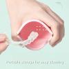 Stalf False Teeth Container - Food Grade Silicone Case for Aligner Cleaner | Vent Holes Slim Partial Denture Case, Portable Artificial Teeth Dentures Retainers view 4