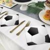 Soccer Themed Party Napkins 4 Ply Napkins Soccer Disposable Lunch Dinner Paper Napkin Set for Theme Party,Birthday Party Baby Shower 40Pcs view 3