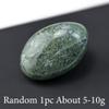 1PC Natural Tumbled Stone Crystal Polished Amethyst Quartz Loose Irregular Mineral Specimens Set Reiki Rolling Stone Room Decor,Aquatic Agate,Random 1PC view 2