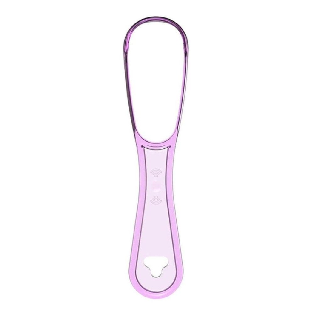 Adult Tongue Scraper Food Grade Plastic Double Sided Oral Care Hygiene Cleaner Brush for Fresh Breath Reusable Mouth Cleaning Tool with Non-Slip Handle Double Sided Oral Care Cleaner