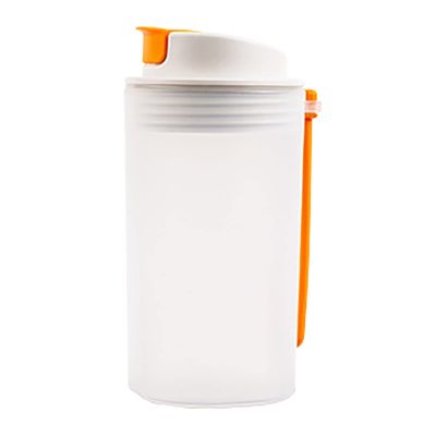 Gelb&Schwarz Ladies Water Bottle 350ML Single Layer Plastic Cup Protein Powder Shaker Cup Cup Sports Fitness Water Cup Pimp Cup Glass
