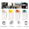 Gelb&Schwarz Ladies Water Bottle 350ML Single Layer Plastic Cup Protein Powder Shaker Cup Cup Sports Fitness Water Cup Pimp Cup Glass view 4