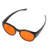 400-500nm Blue Light Gaming Glasses, Over 99.9% Blue Light Blocking Glasses, Orange Lens, UV Protection, Over Eyeglasses or on Their Own (Round Glasses Lenses) view 1