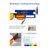 400-500nm Blue Light Gaming Glasses, Over 99.9% Blue Light Blocking Glasses, Orange Lens, UV Protection, Over Eyeglasses or on Their Own (Round Glasses Lenses) view 3