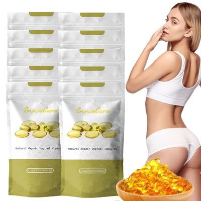 DUBUSH Anniecare Instant Antipruritic Detox Slimming Capsules Pink Marine Fish Oil Softgels Slimming Firming Repair & Pink Tender Natural Capsules