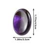 Nvzi Worry Stones Amethyst Crystal Rock for Kids, Chakra Crystals and Healing Stones, Oval Palm Stone, Thumb Stone, Crystals for Beginners, Spiritual Gifts for Women, Meditation Accessories (1PCS) view 2