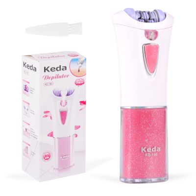 Facial Epilator for Women, Cordless Facial Hair Removal with LED Light, Electric Trimmer Tweezer for Women Face Arm Underarm Chin Bikini, Painless Smooth Glide Mini Epilator Shaver for Home Travel