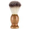 2 Pcs Wooden Beard Brush, Natural Badger Hair Men's Shaving Brush, Barber Salon Men Facial Beard Cleaning Appliance Grooming Kit for Wet Shaving Face Care view 3