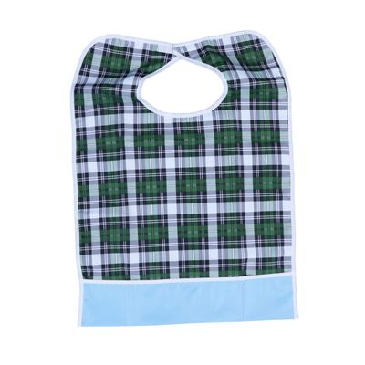 BESPORTBLE Adult Mealtime Protector Bib Washable Aid Apron for Elderly Pocket Design for Dining at Home Restaurant